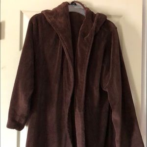 Full link plush bathrobe